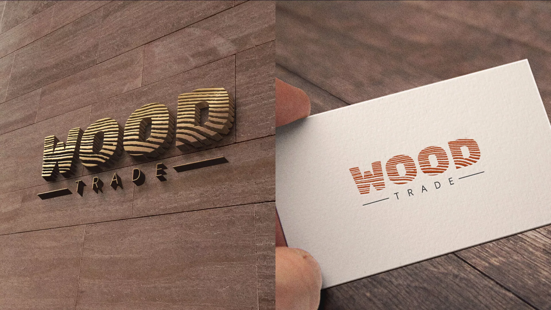 Разработка логотипа для компании «Wood Trade» в Лакинске